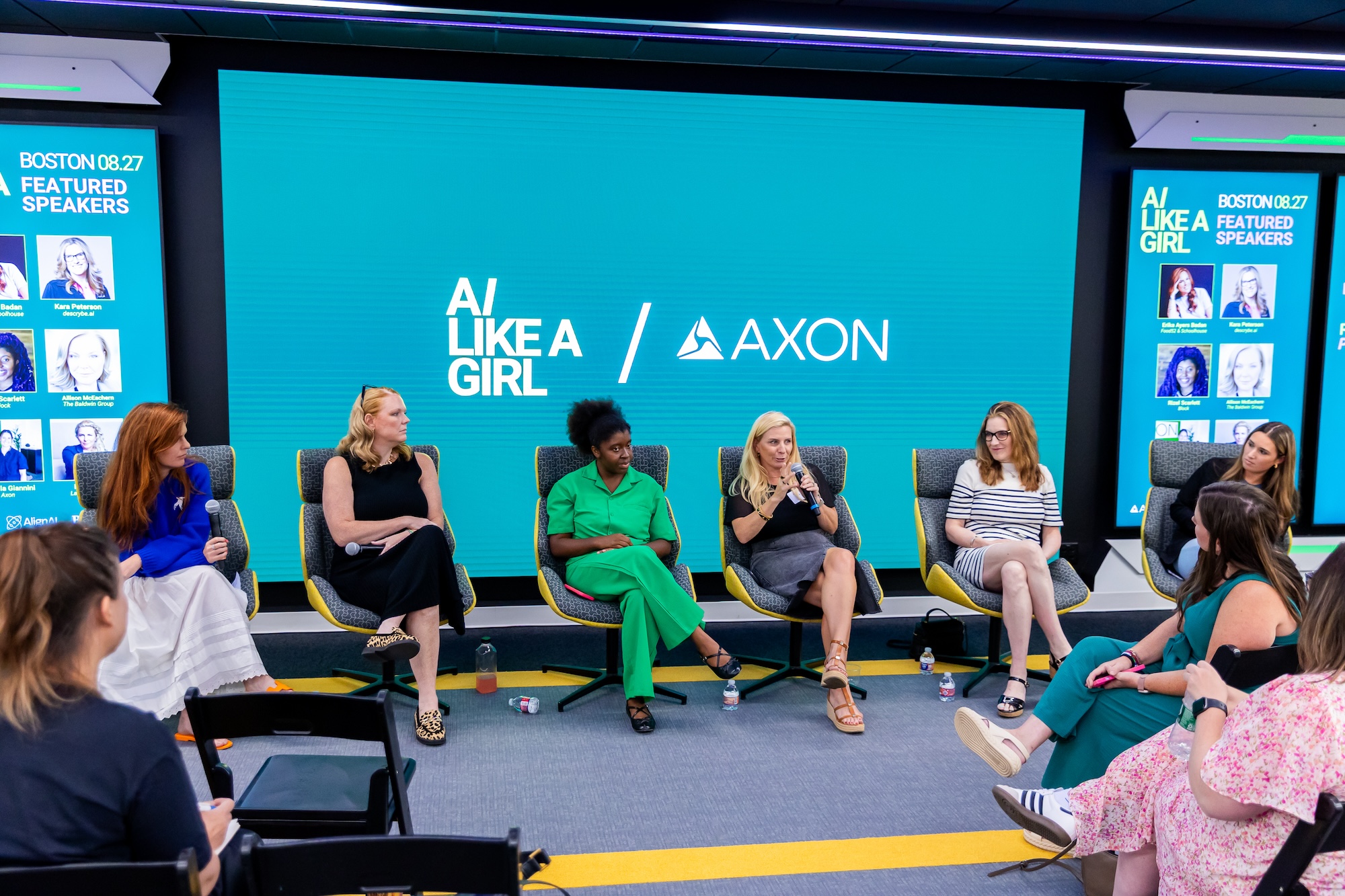 Karen Kelly at AI Like a Girl event